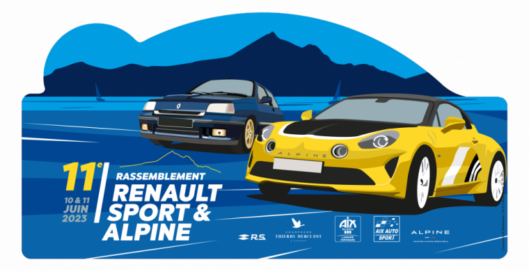 Rassemblement Renault Sport & Alpine à Aix-Les-Bains 